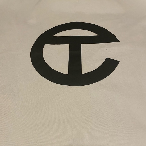 Telfar | White & Black Logo Drawstring Dust Bag Brand New, Pre Owned, Never Used - Picture 4 of 13